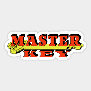 Master Key Sticker